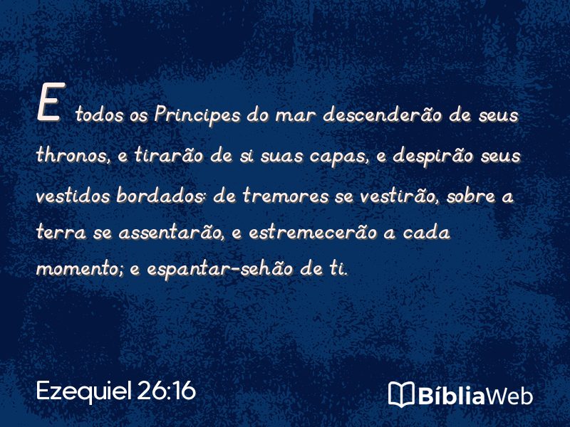 Ezequiel 26:16 em imagem para compartilhar