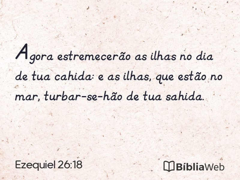Ezequiel 26:18 em imagem para compartilhar
