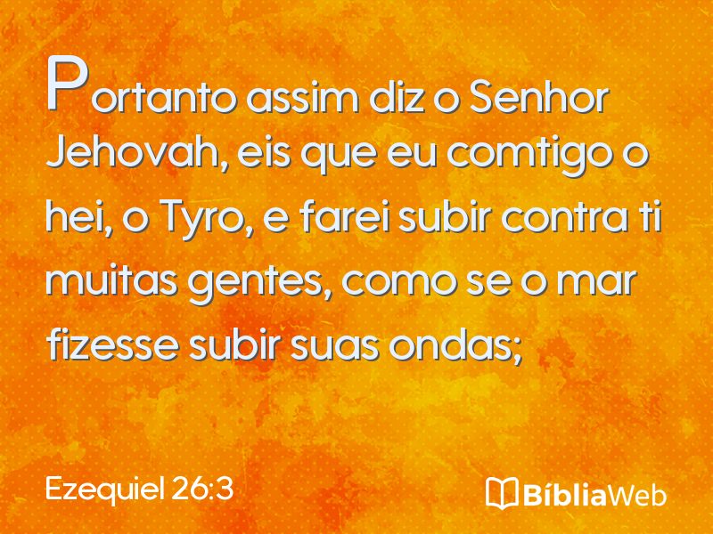 Ezequiel 26:3 em imagem para compartilhar