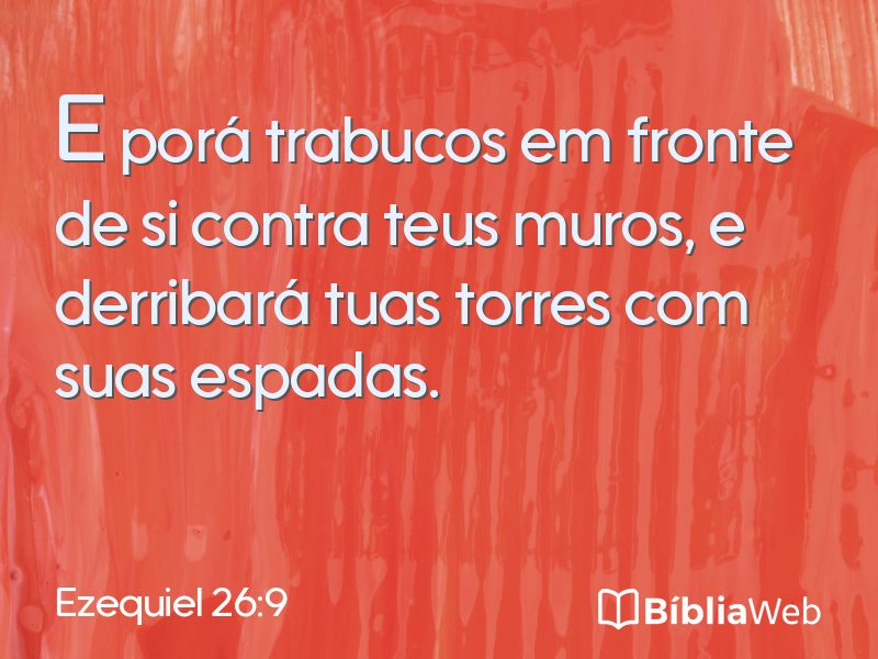 Ezequiel 26:9 em imagem para compartilhar