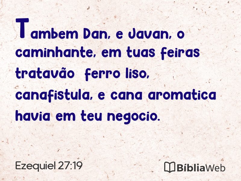 Ezequiel 27:19 em imagem para compartilhar