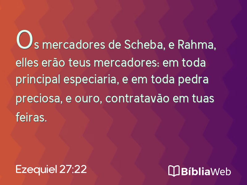 Ezequiel 27:22 em imagem para compartilhar
