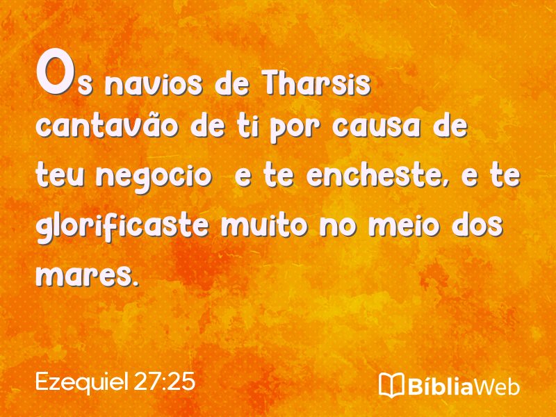 Ezequiel 27:25 em imagem para compartilhar