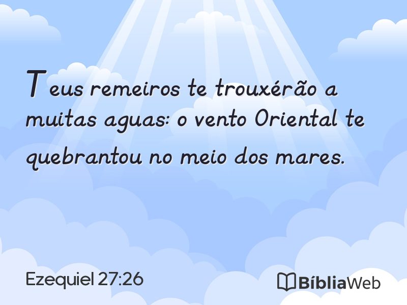 Ezequiel 27:26 em imagem para compartilhar