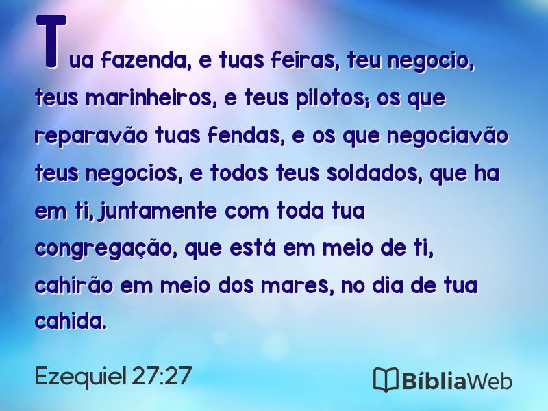 Ezequiel 27:27 em imagem para compartilhar