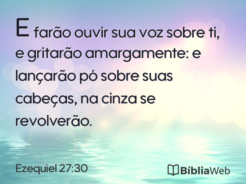 Ezequiel 27:30 em imagem para compartilhar