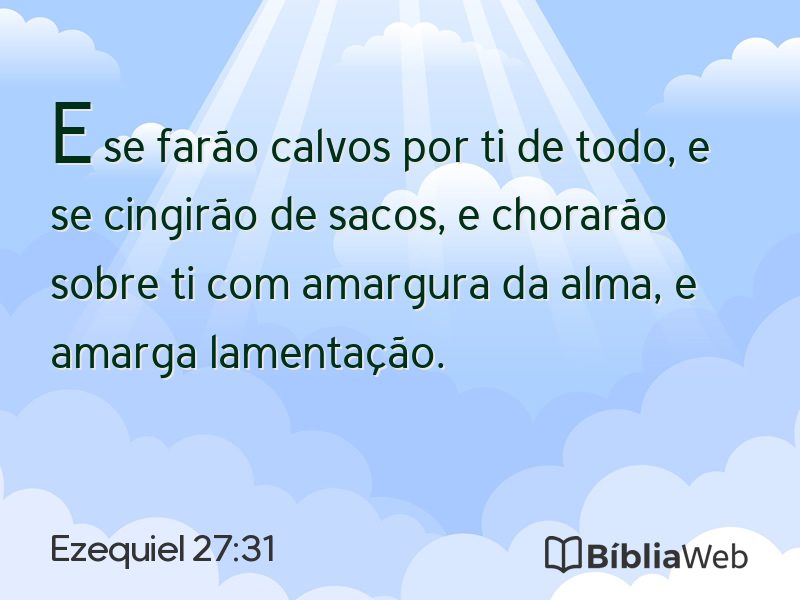 Ezequiel 27:31 em imagem para compartilhar