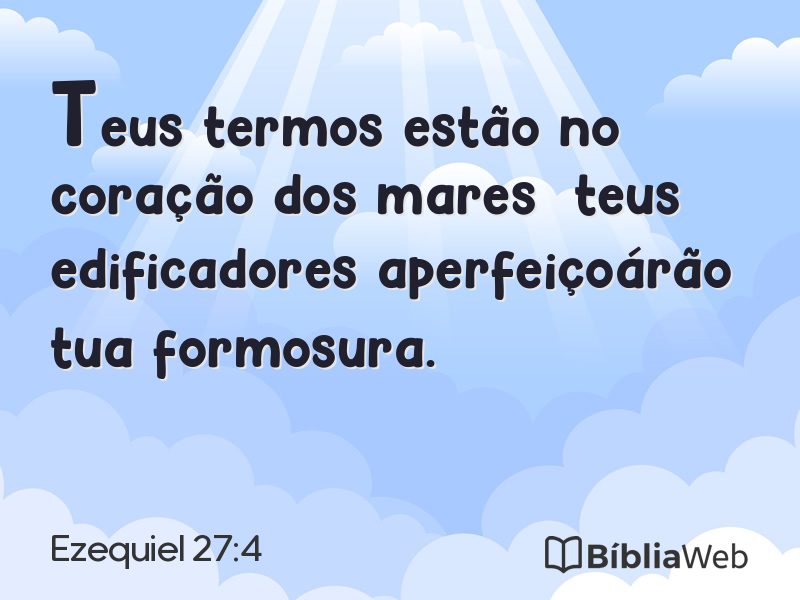 Ezequiel 27:4 em imagem para compartilhar