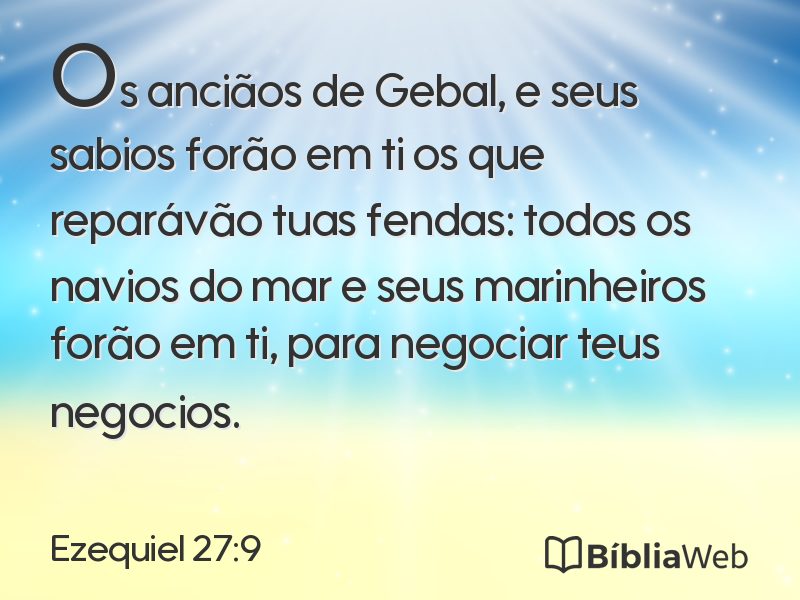 Ezequiel 27:9 em imagem para compartilhar