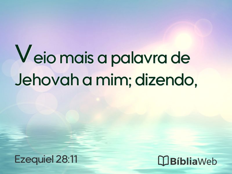 Ezequiel 28:11 em imagem para compartilhar