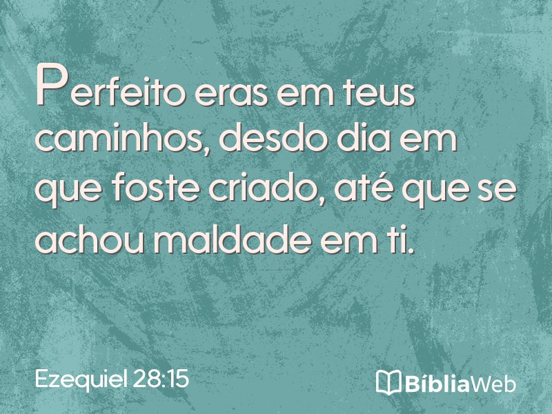Ezequiel 28:15 em imagem para compartilhar