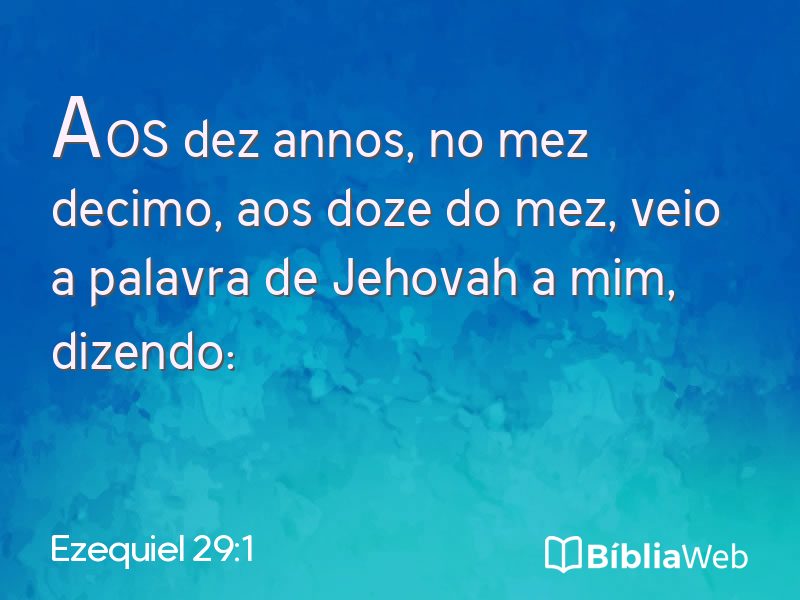 Ezequiel 29:1 em imagem para compartilhar