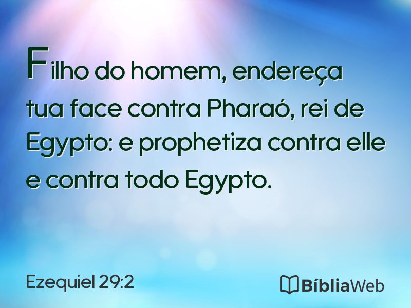 Ezequiel 29:2 em imagem para compartilhar