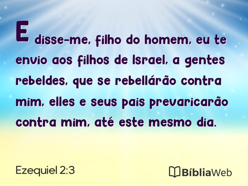 Ezequiel 2:3 em imagem para compartilhar