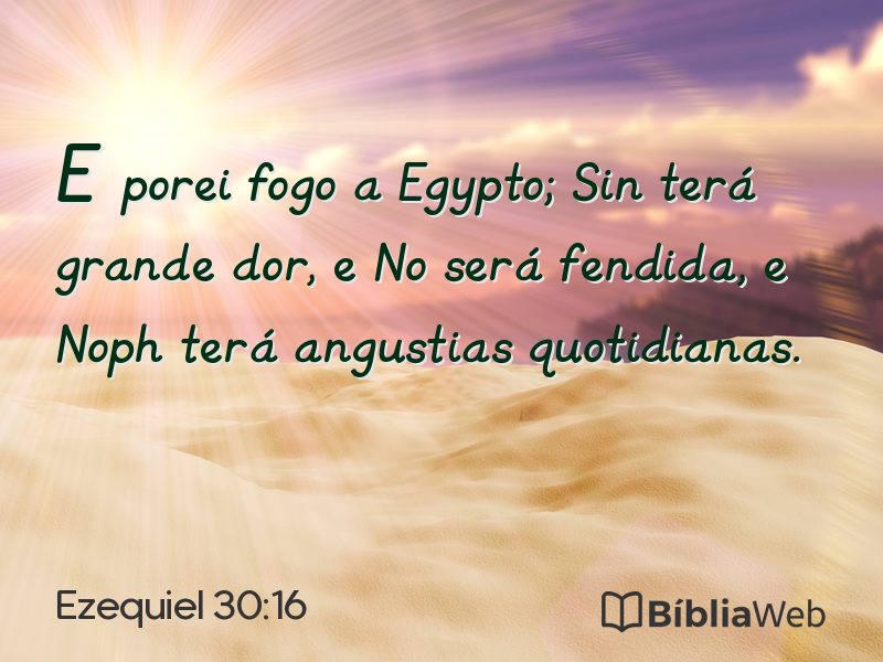 Ezequiel 30:16 em imagem para compartilhar