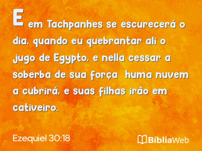 Ezequiel 30:18 em imagem para compartilhar