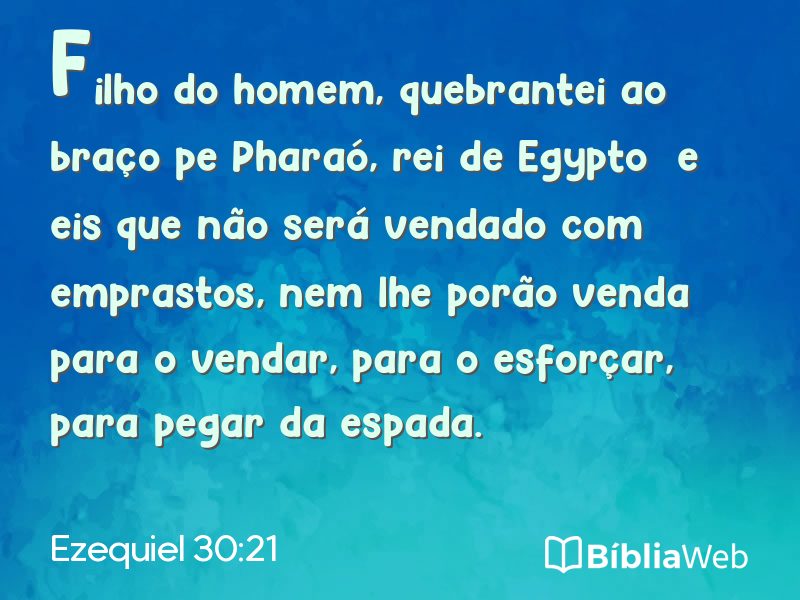 Ezequiel 30:21 em imagem para compartilhar