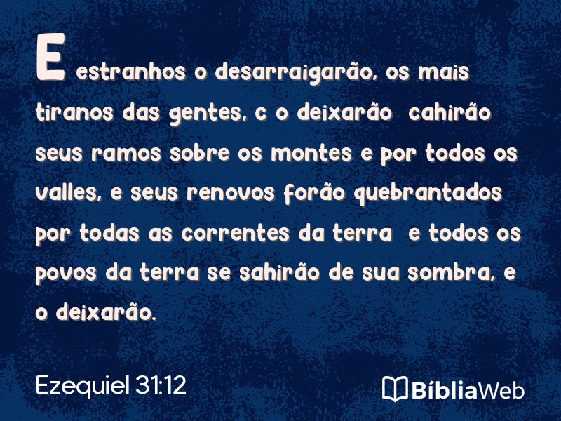 Ezequiel 31:12 em imagem para compartilhar