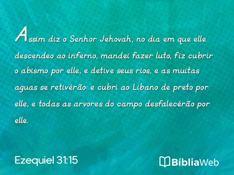 Ezequiel 31:15 em imagem para compartilhar