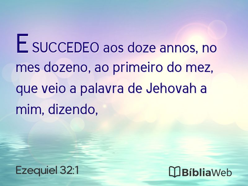 Ezequiel 32:1 em imagem para compartilhar
