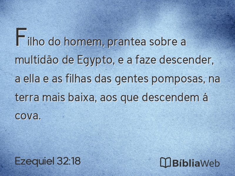 Ezequiel 32:18 em imagem para compartilhar