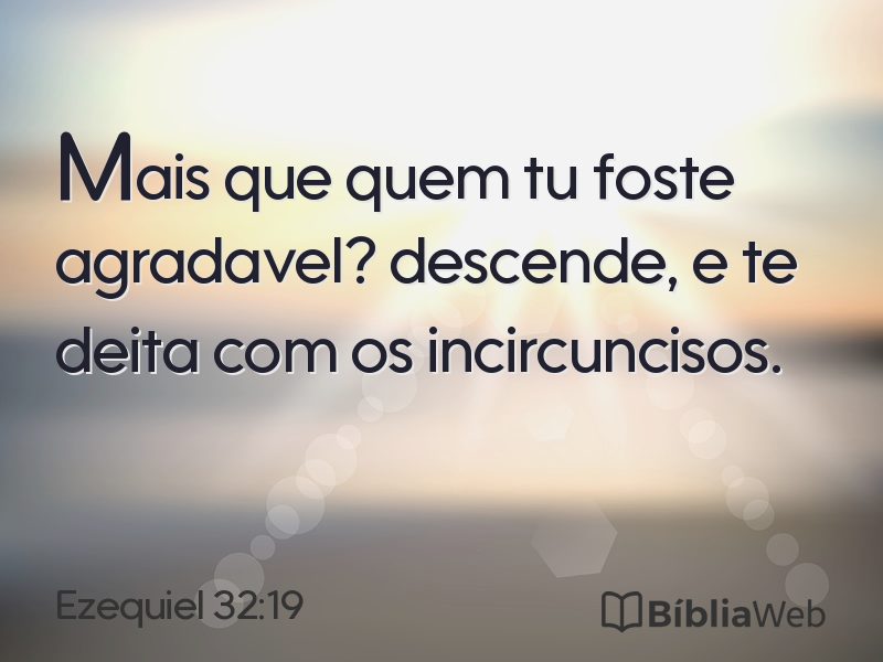 Ezequiel 32:19 em imagem para compartilhar