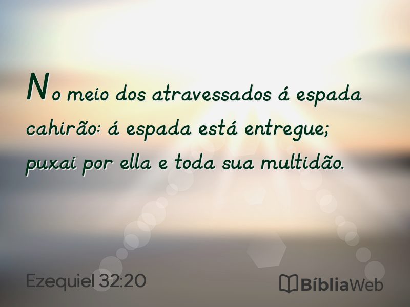Ezequiel 32:20 em imagem para compartilhar