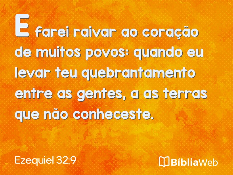 Ezequiel 32:9 em imagem para compartilhar