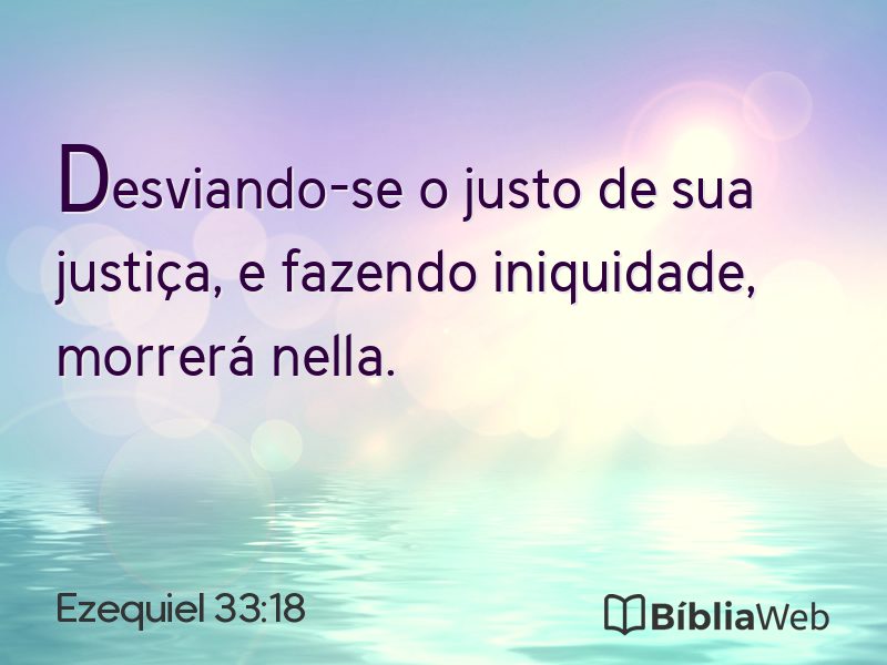 Ezequiel 33:18 em imagem para compartilhar