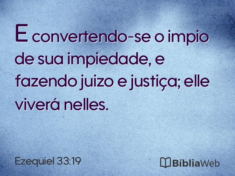 Ezequiel 33:19 em imagem para compartilhar