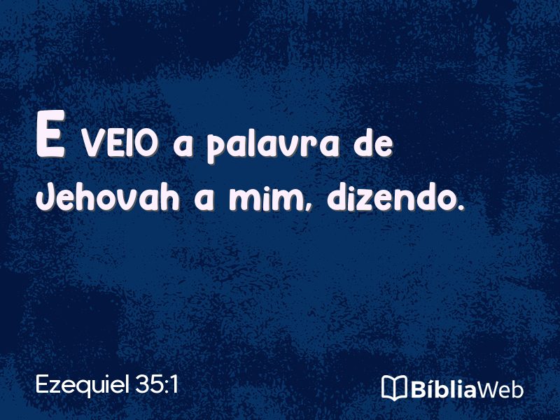 Ezequiel 35:1 em imagem para compartilhar