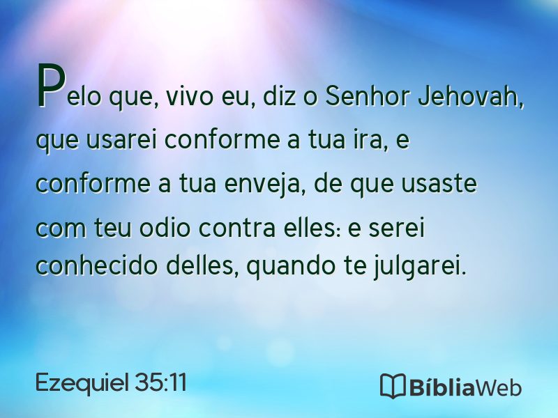 Ezequiel 35:11 em imagem para compartilhar