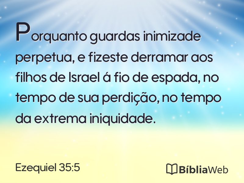 Ezequiel 35:5 em imagem para compartilhar