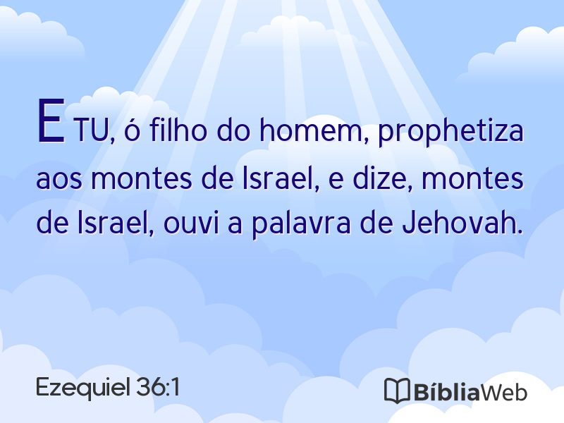 Ezequiel 36:1 em imagem para compartilhar