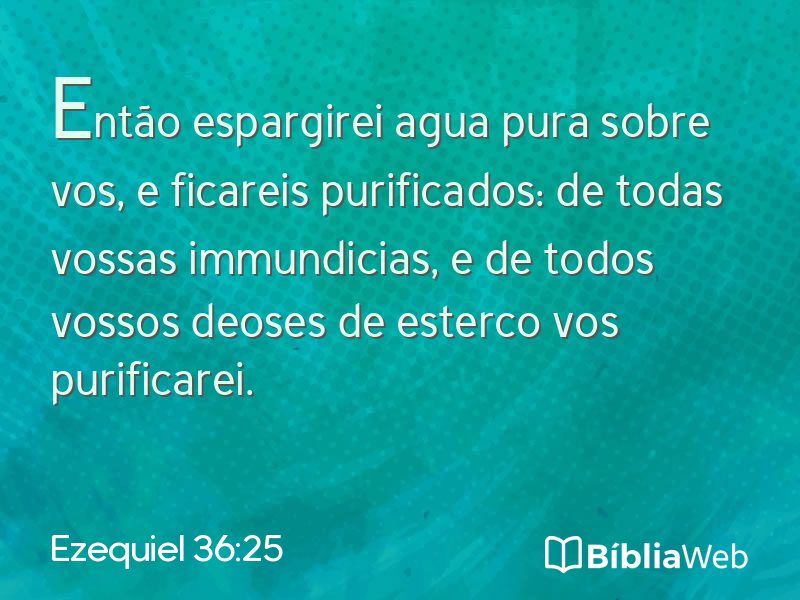 Ezequiel 36:25 em imagem para compartilhar