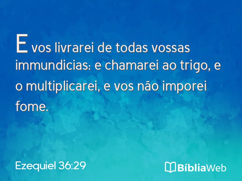 Ezequiel 36:29 em imagem para compartilhar
