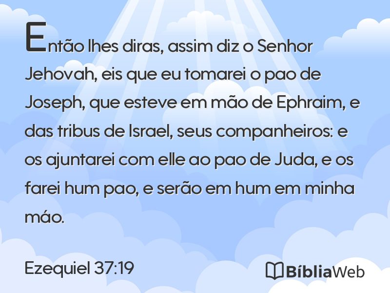 Ezequiel 37:19 em imagem para compartilhar