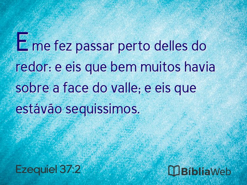 Ezequiel 37:2 em imagem para compartilhar
