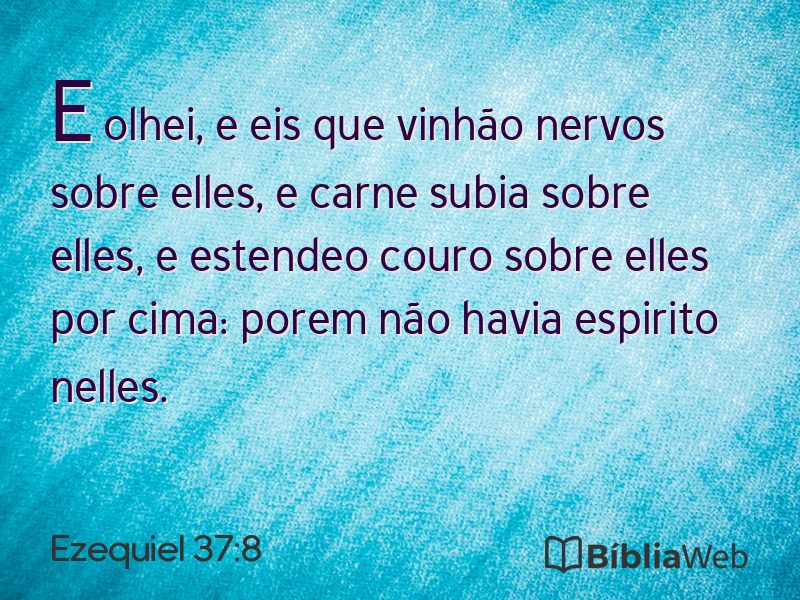 Ezequiel 37:8 em imagem para compartilhar