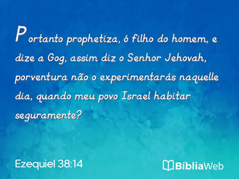 Ezequiel 38:14 em imagem para compartilhar