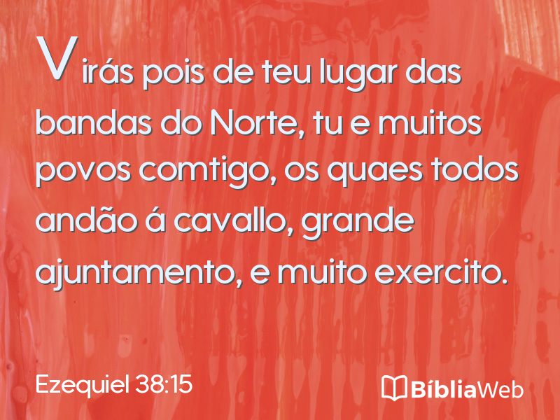 Ezequiel 38:15 em imagem para compartilhar