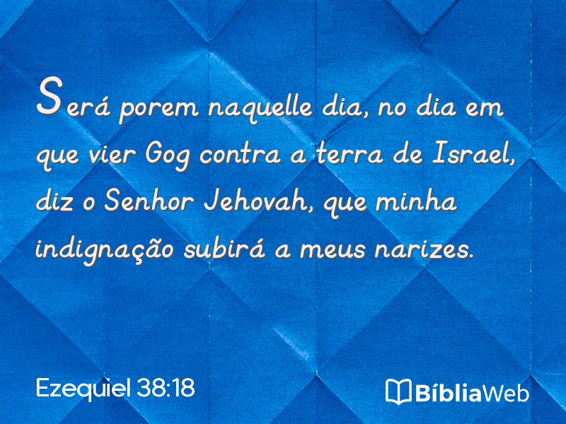 Ezequiel 38:18 em imagem para compartilhar