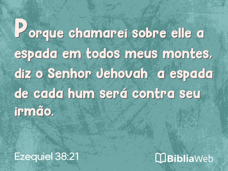 Ezequiel 38:21 em imagem para compartilhar