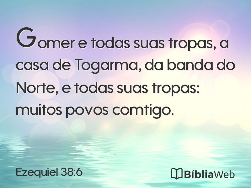 Ezequiel 38:6 em imagem para compartilhar