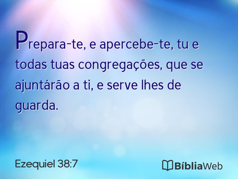 Ezequiel 38:7 em imagem para compartilhar