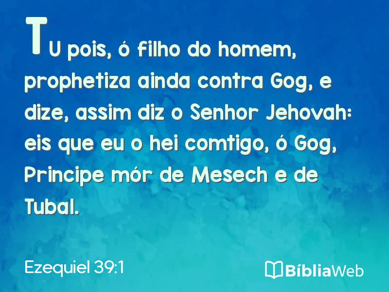 Ezequiel 39:1 em imagem para compartilhar