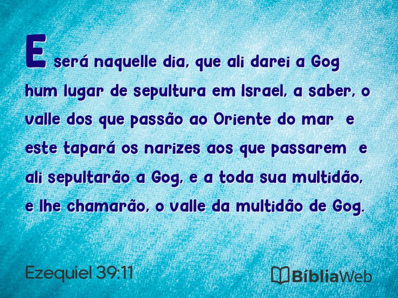Ezequiel 39:11 em imagem para compartilhar