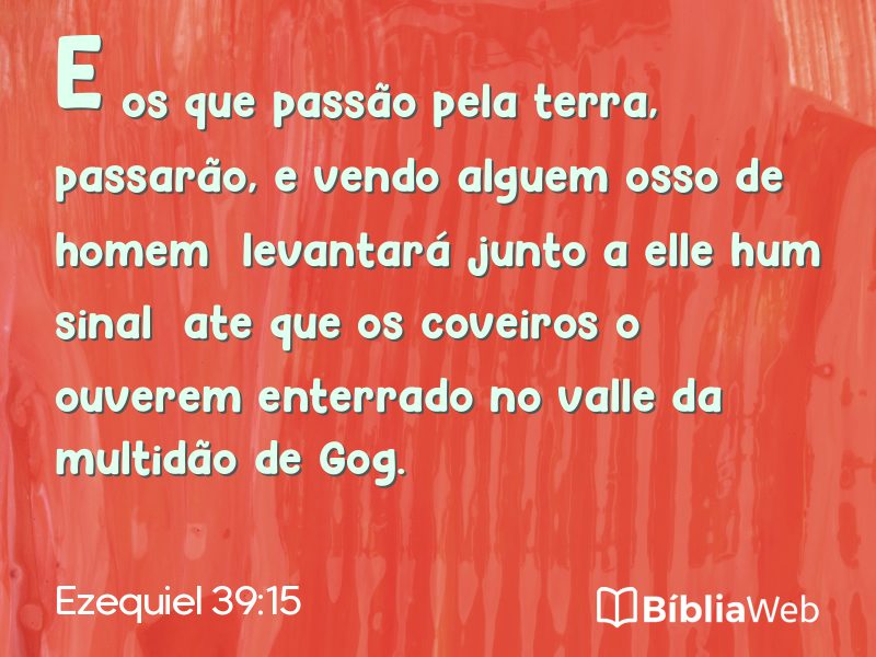 Ezequiel 39:15 em imagem para compartilhar