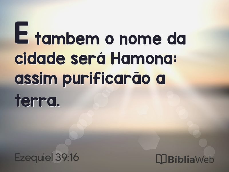 Ezequiel 39:16 em imagem para compartilhar