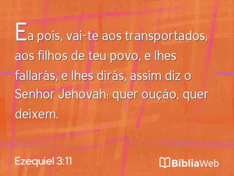 Ezequiel 3:11 em imagem para compartilhar